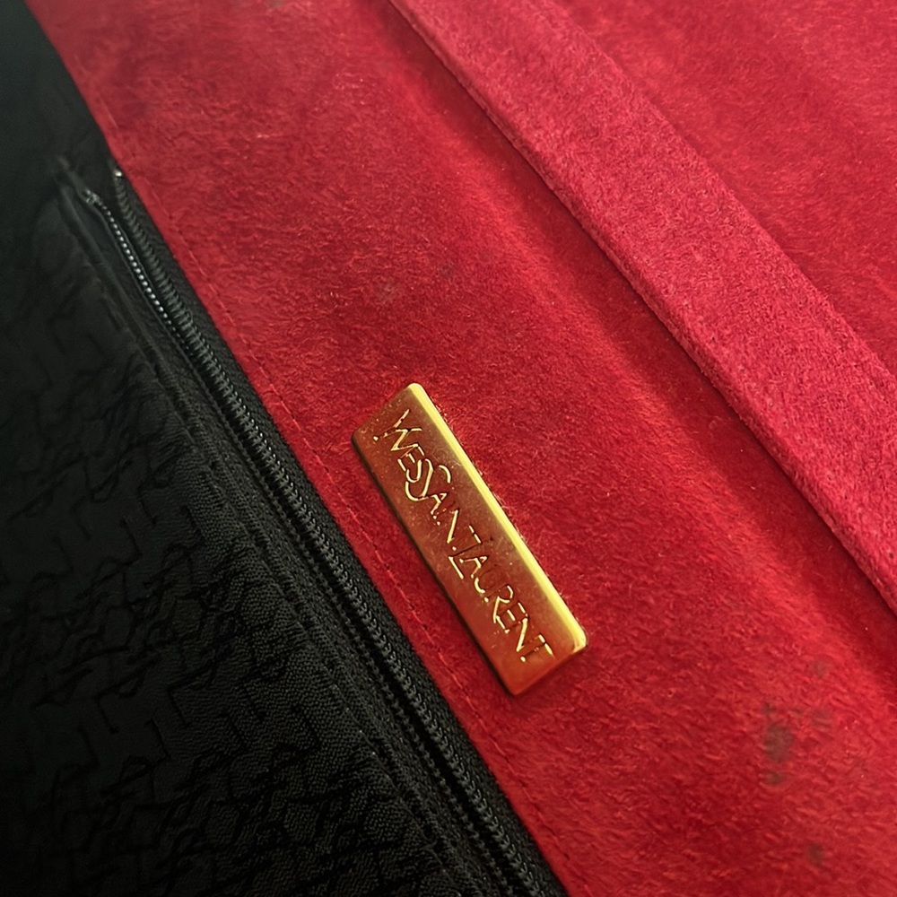 Yves Saint Laurent studded suede crossbody bag - Picture 7 of 7